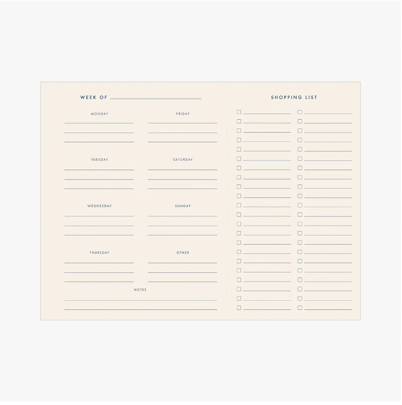 Meal Planning Book