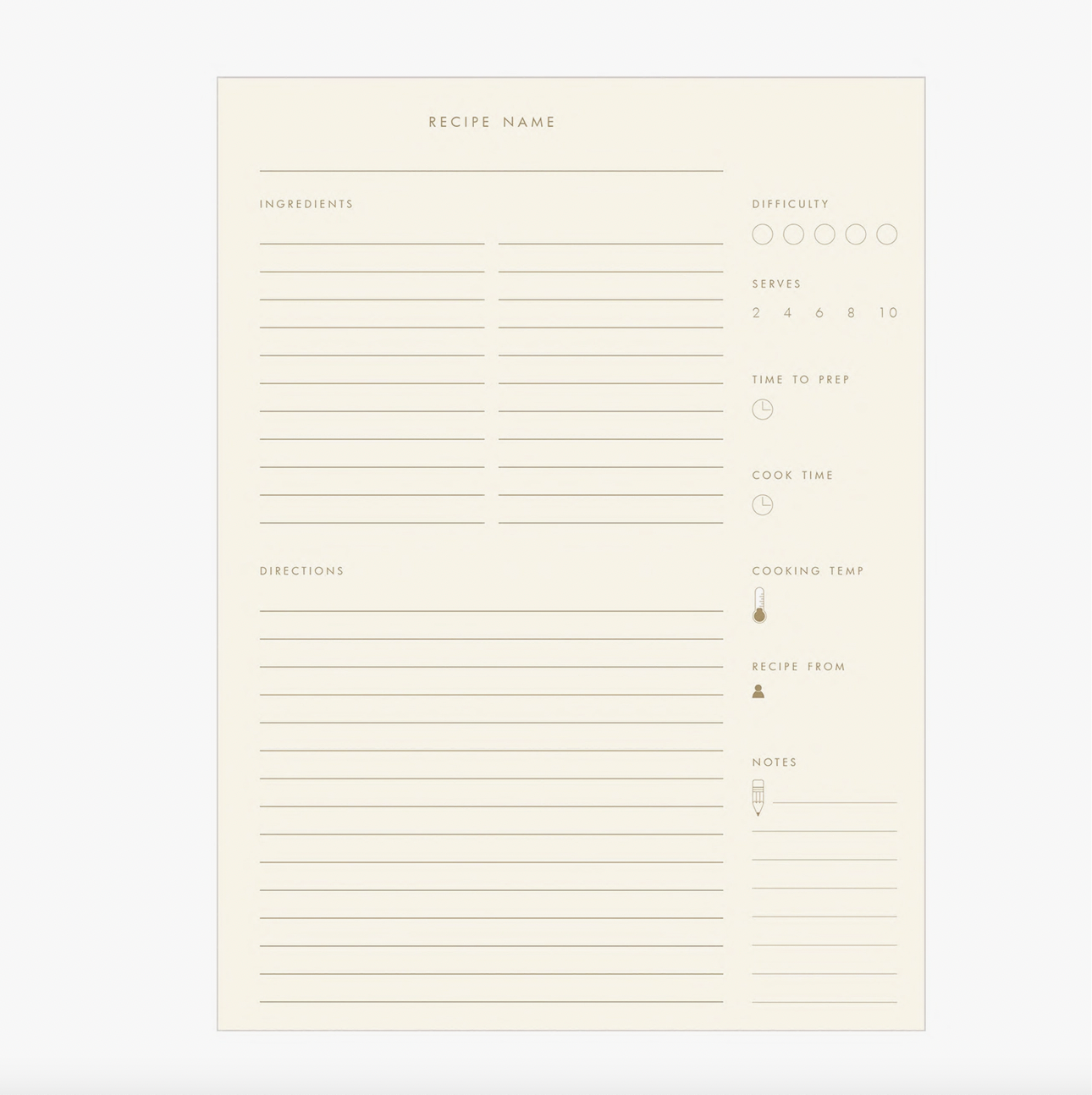 Recipe Book